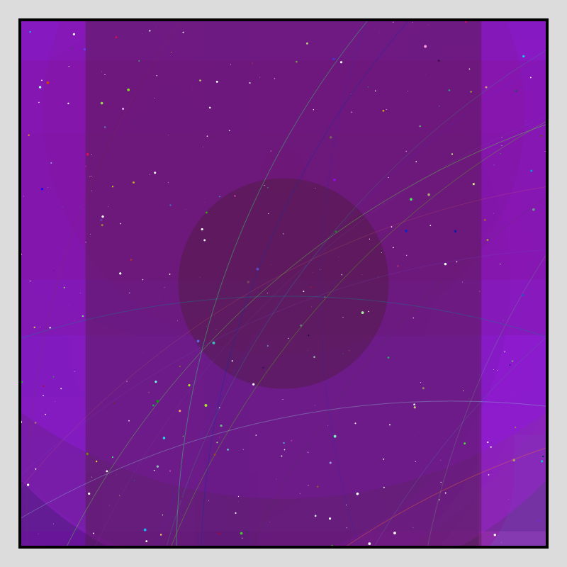 Color Field Starry B #229