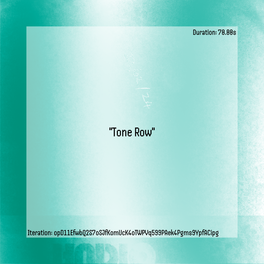 Tone Row #10