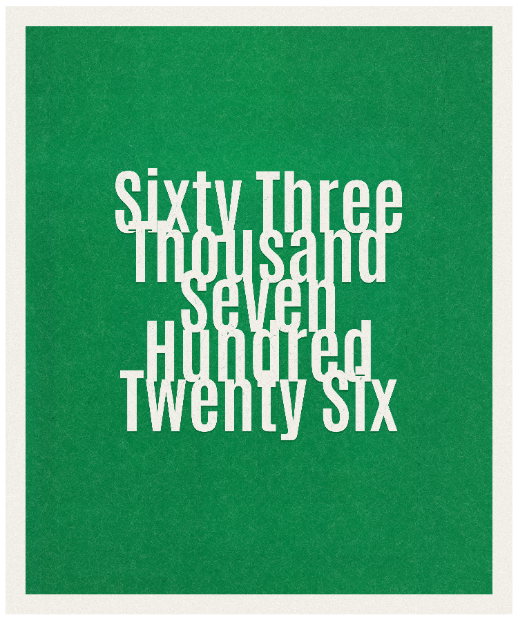 Count #63726