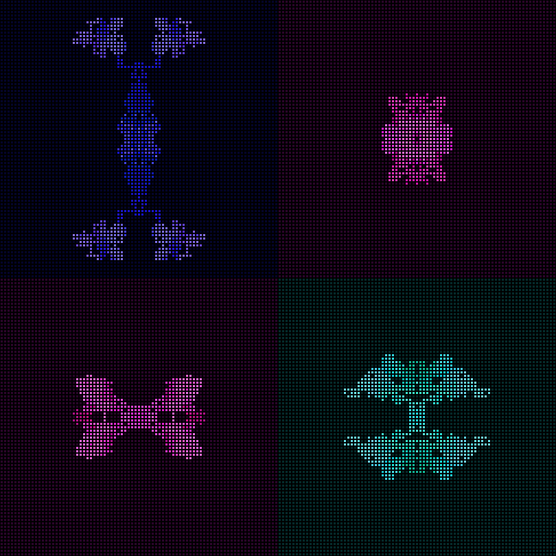 Dither Creatures 2x2 #82