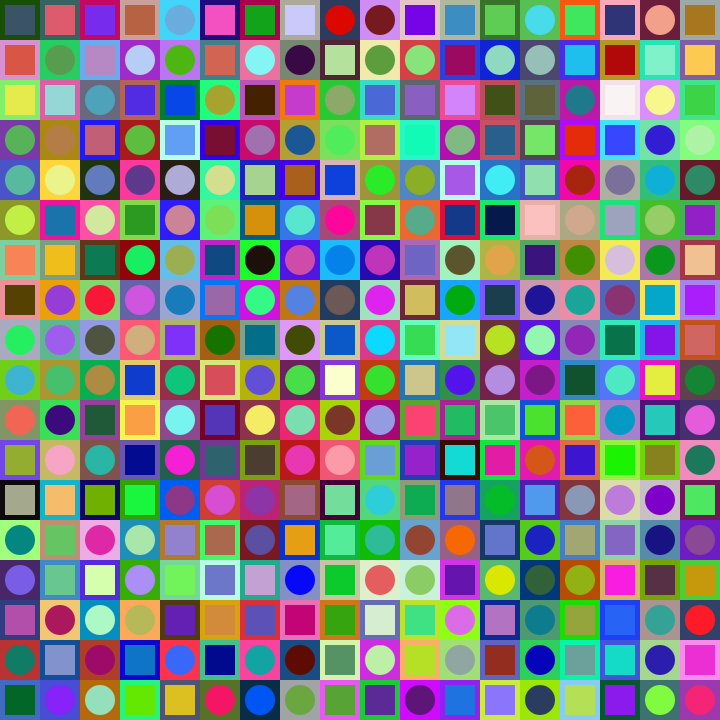 Square Dot Composition #112