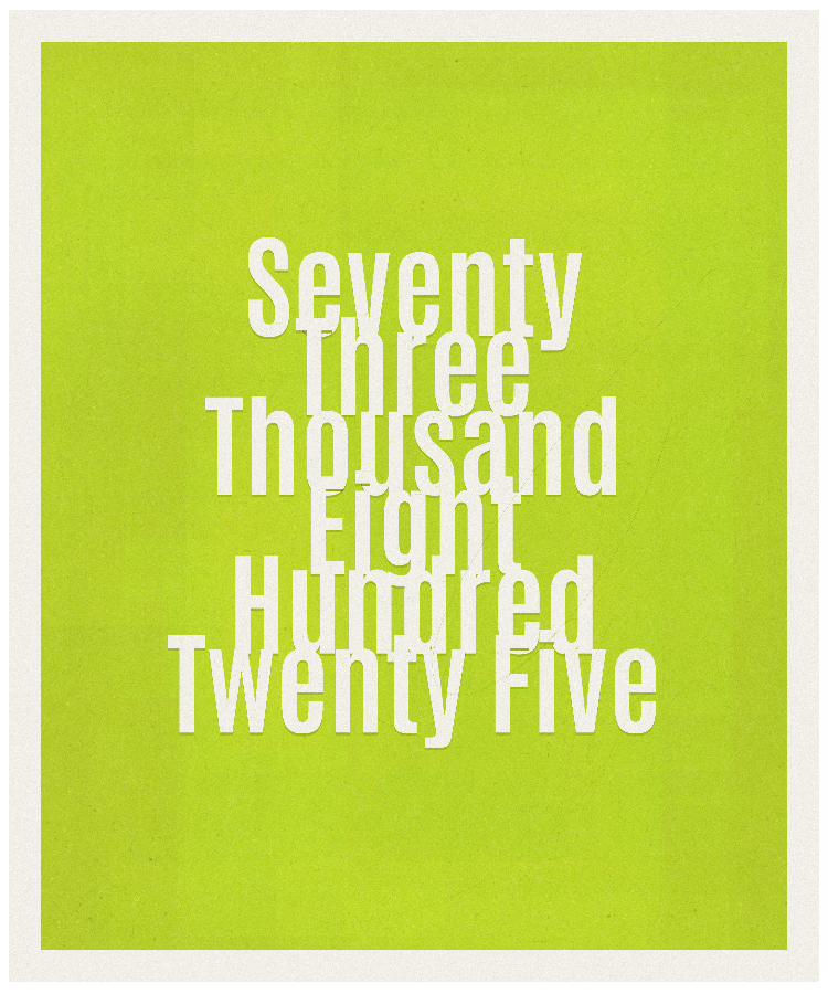 Count #73825