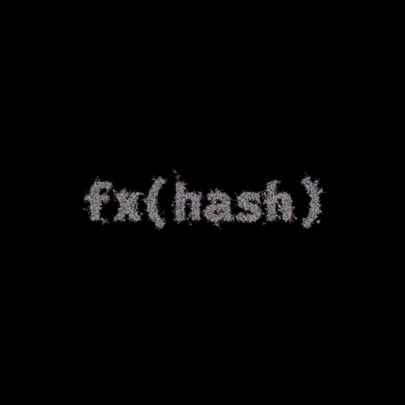 FXHASH Logo with Features #246