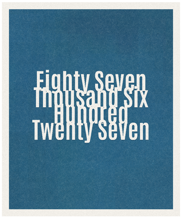 Count #87627