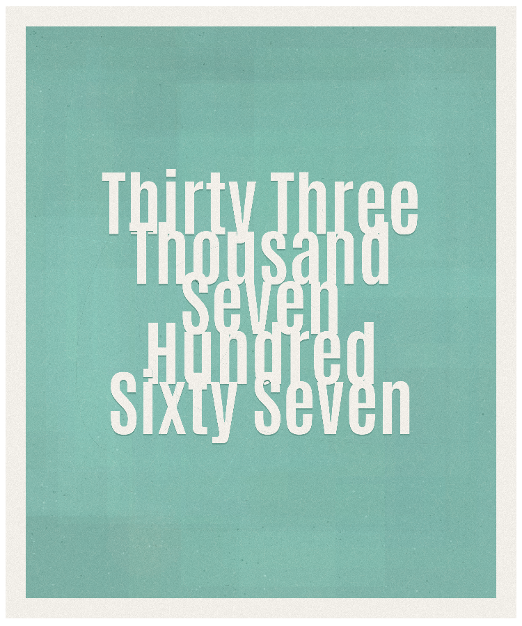 Count #33767