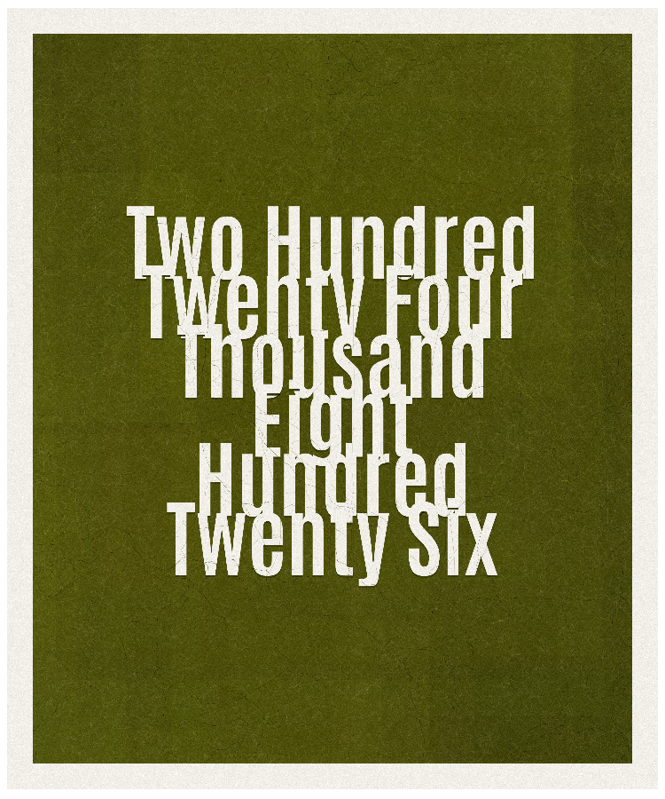 Count #224826