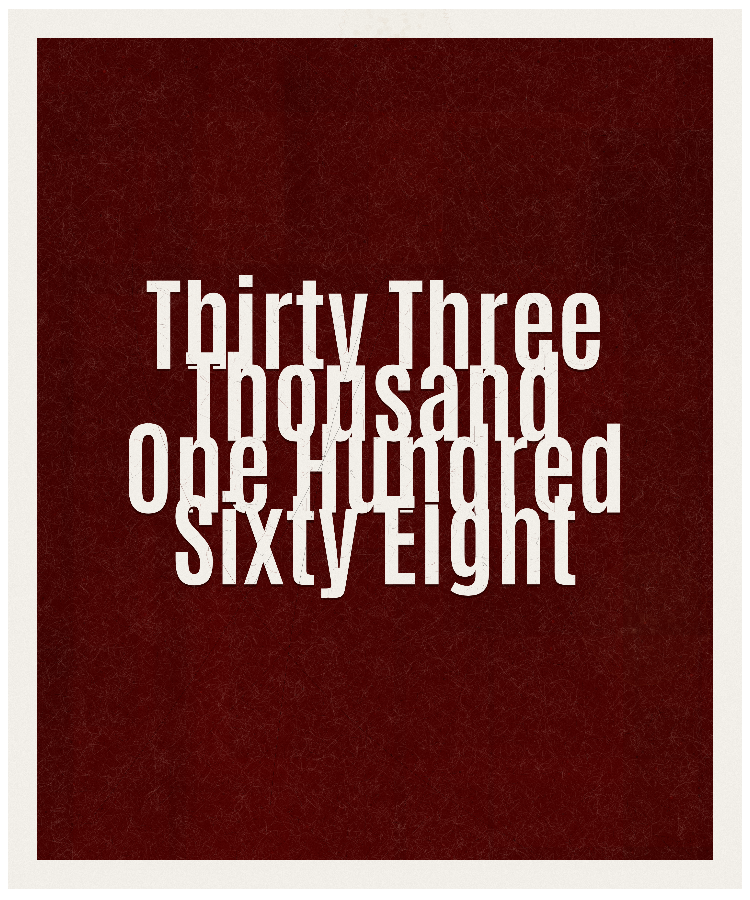 Count #33168