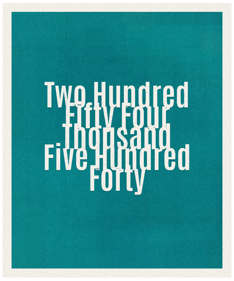 Count #254540