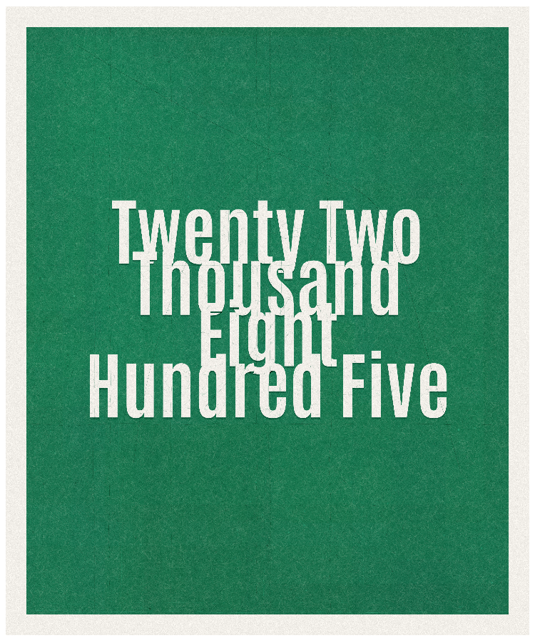 Count #22805