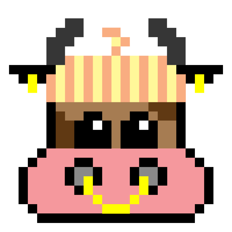 pixel cow #5
