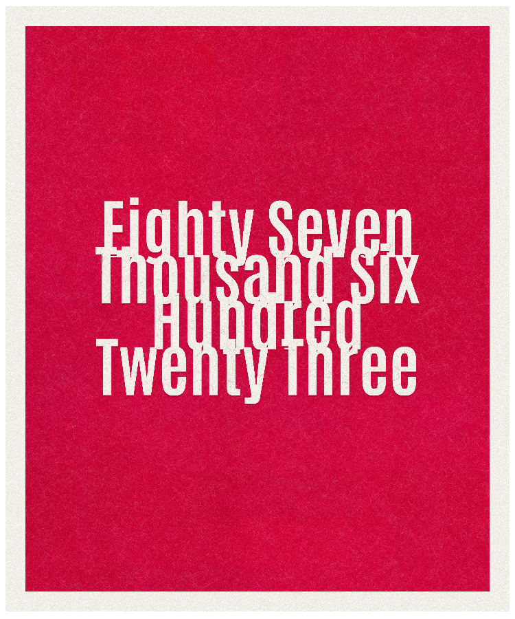 Count #87623