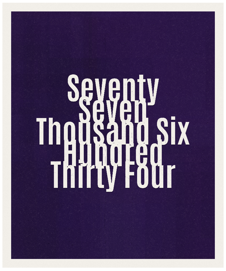 Count #77634