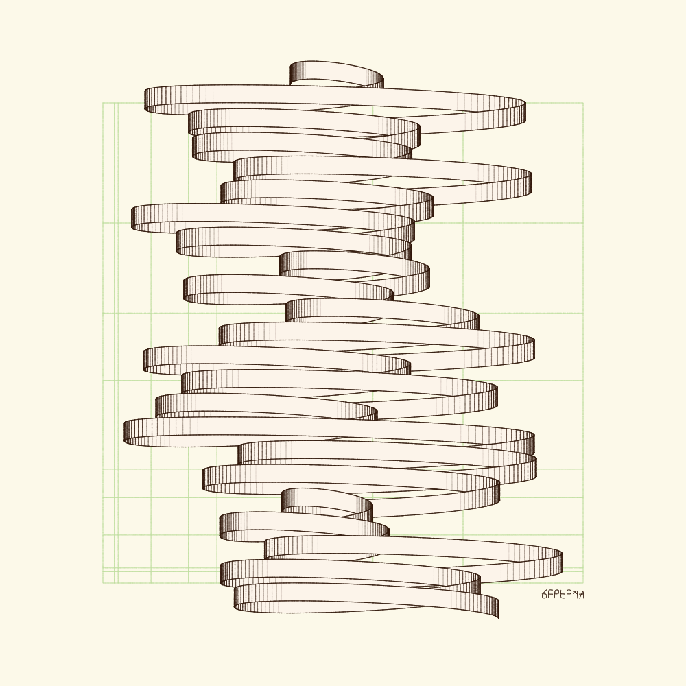 _ribbon study_ #73
