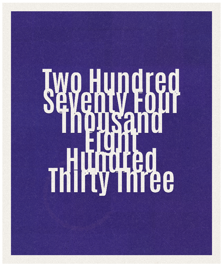 Count #274833
