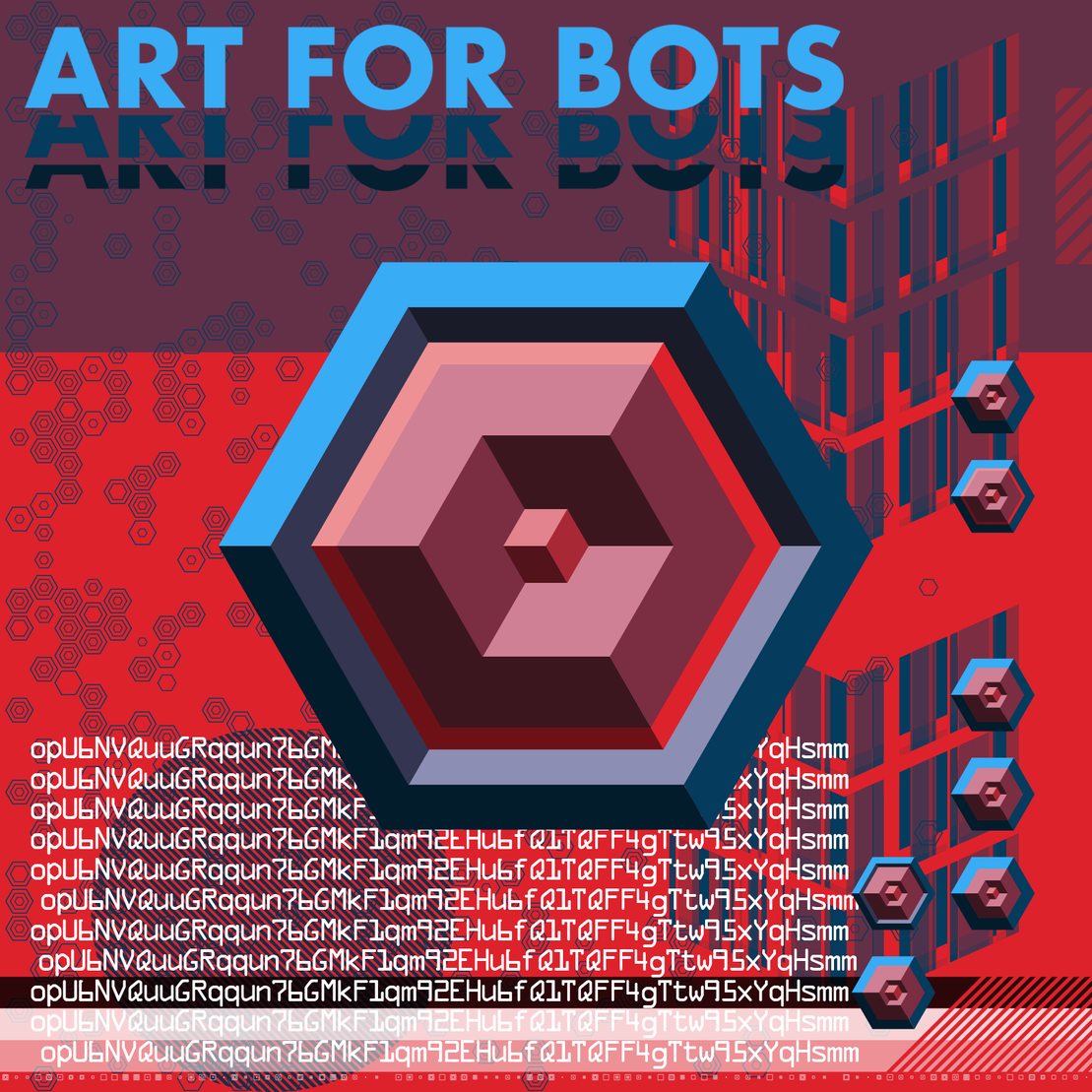 Hexagones - Art for Bots for Humans #12