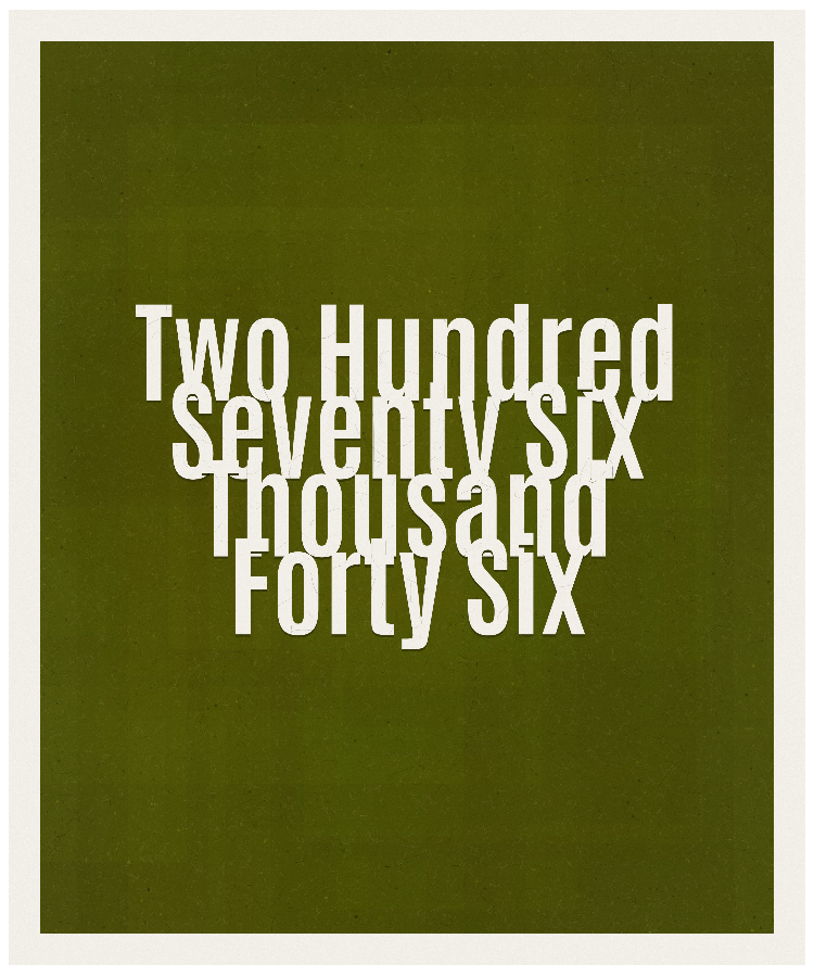Count #276046