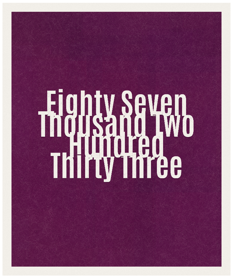Count #87233