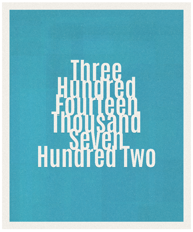 Count #314702