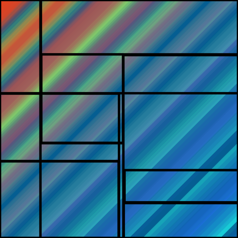 Stacked Mondrian #5