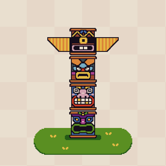 Tiki Totem  #14