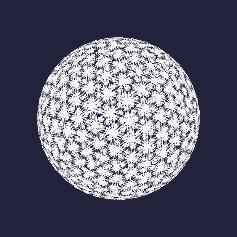 Digital Gothic: Spherical Tessellation #15