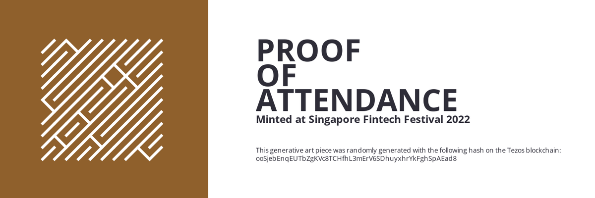 SFF2022 Proof of Attendance Token #34