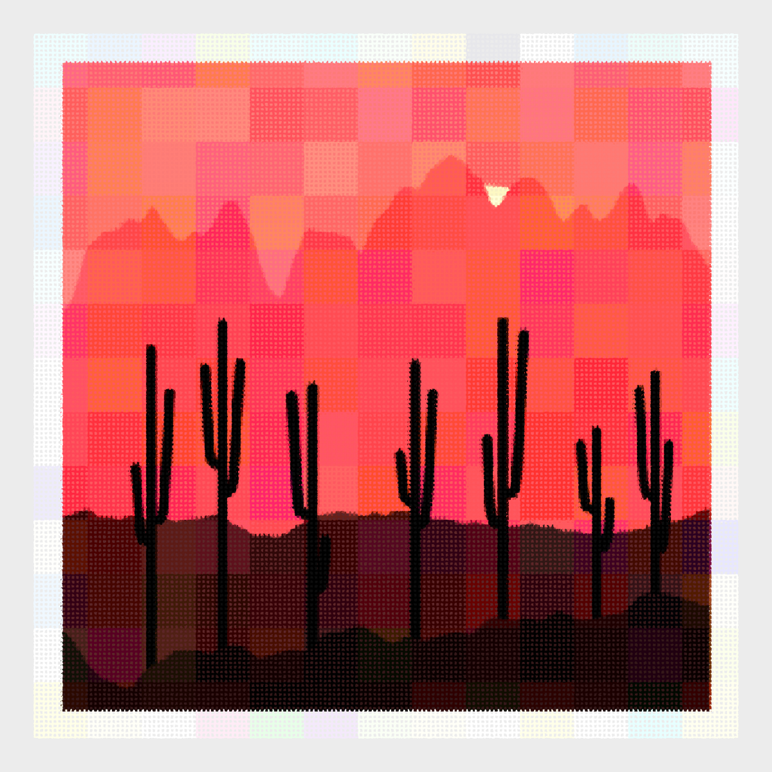 Saguaros #40