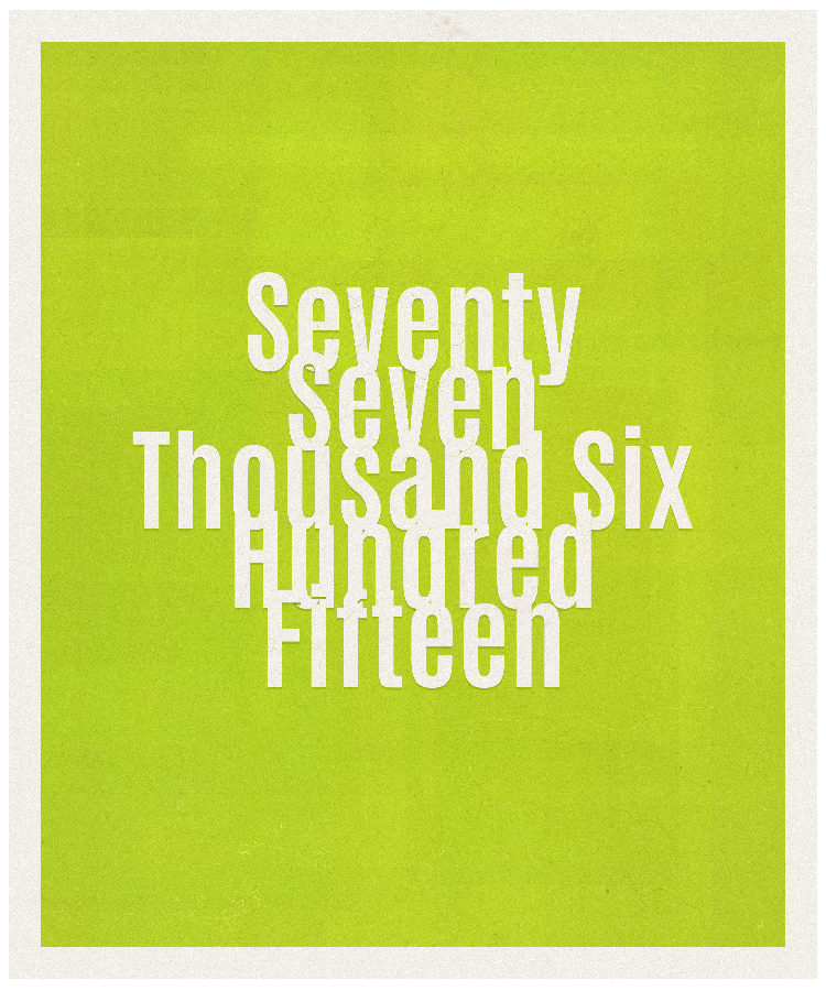 Count #77615