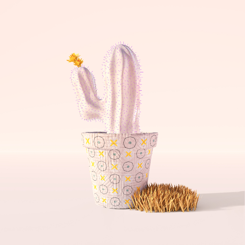 3D Crypto Cacti #57