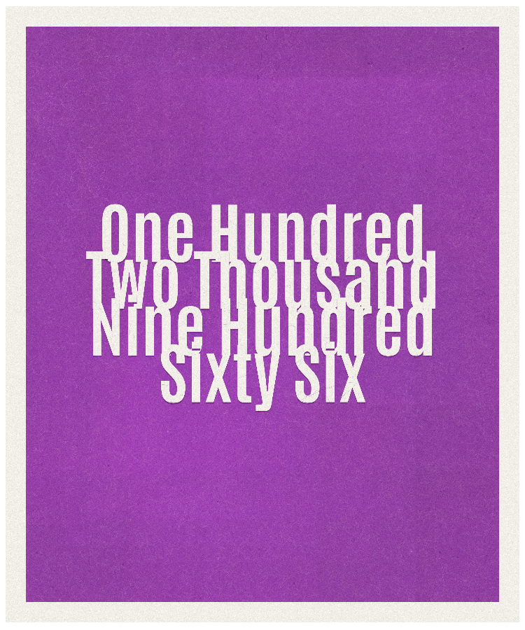 Count #102966