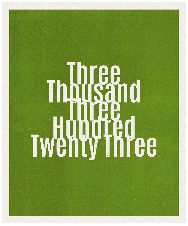 Count #3323