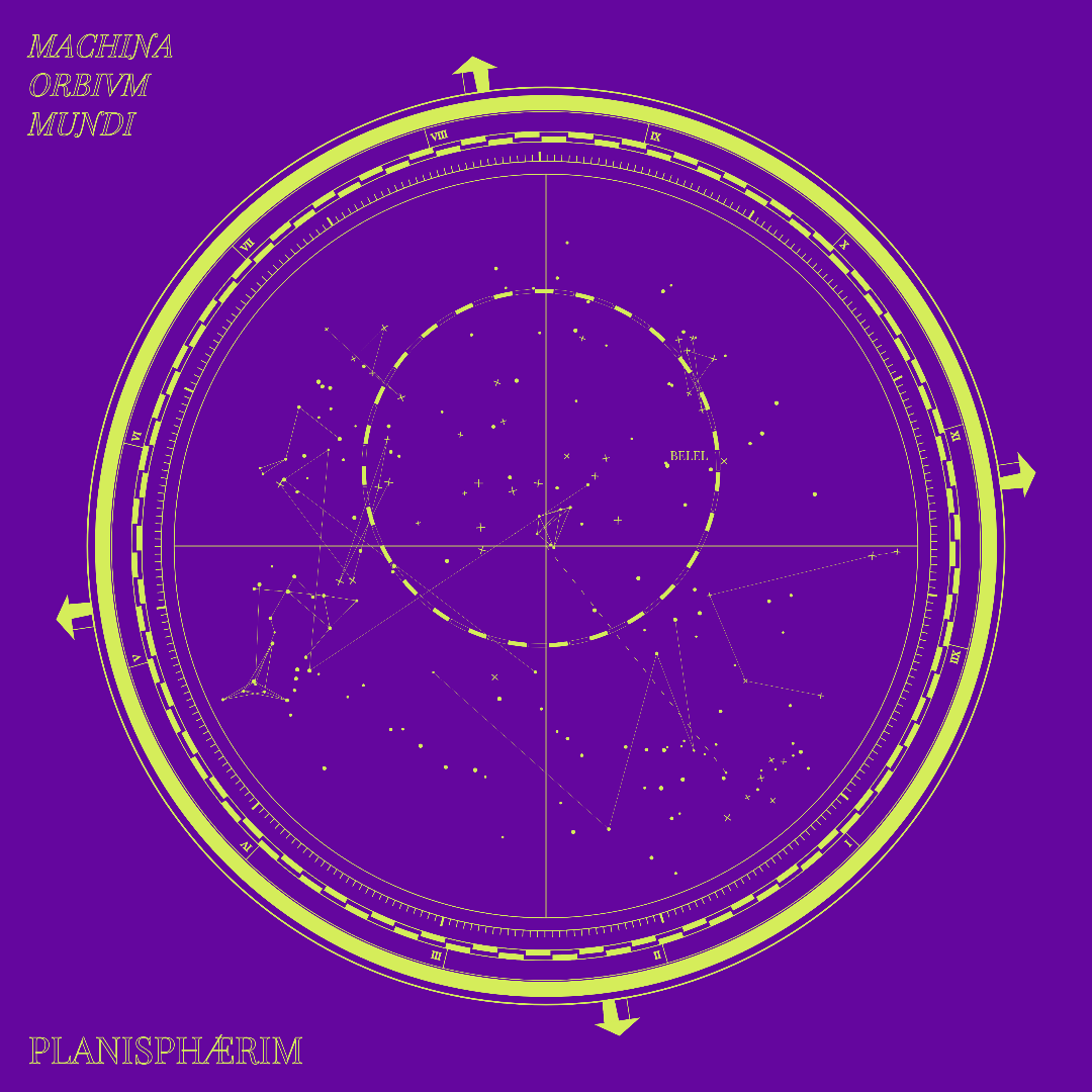 A Fictional Map Of Constellations #53