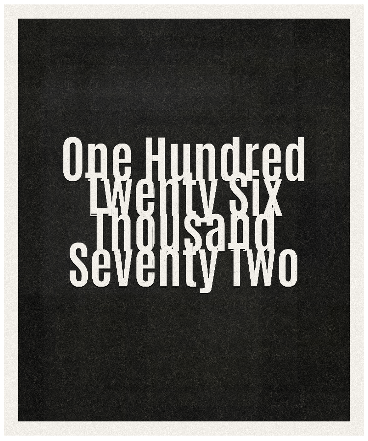 Count #126072