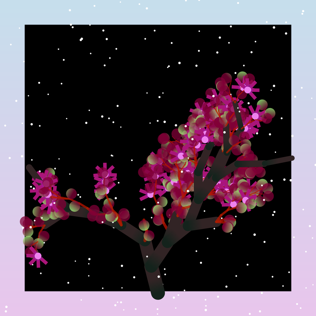 Some generative winter trees #3