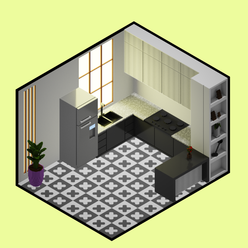 Isometric kitchen #47