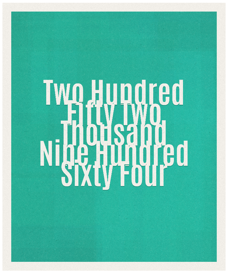 Count #252964