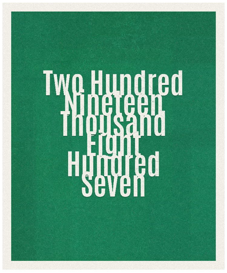 Count #219807