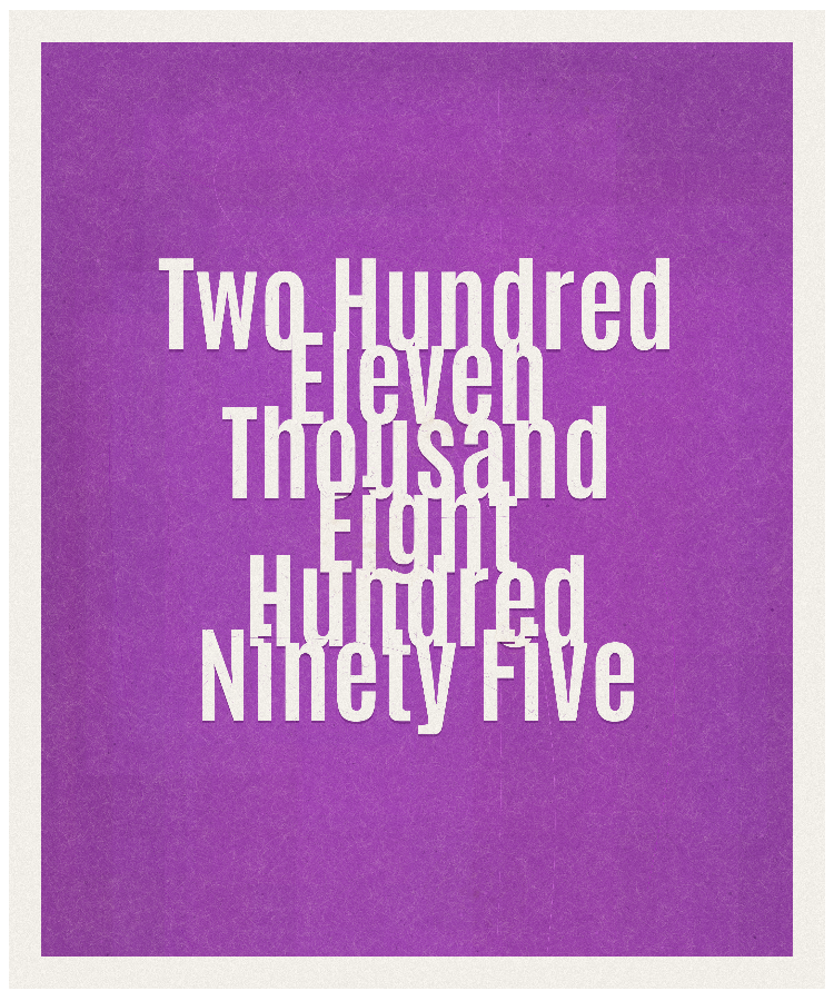 Count #211895