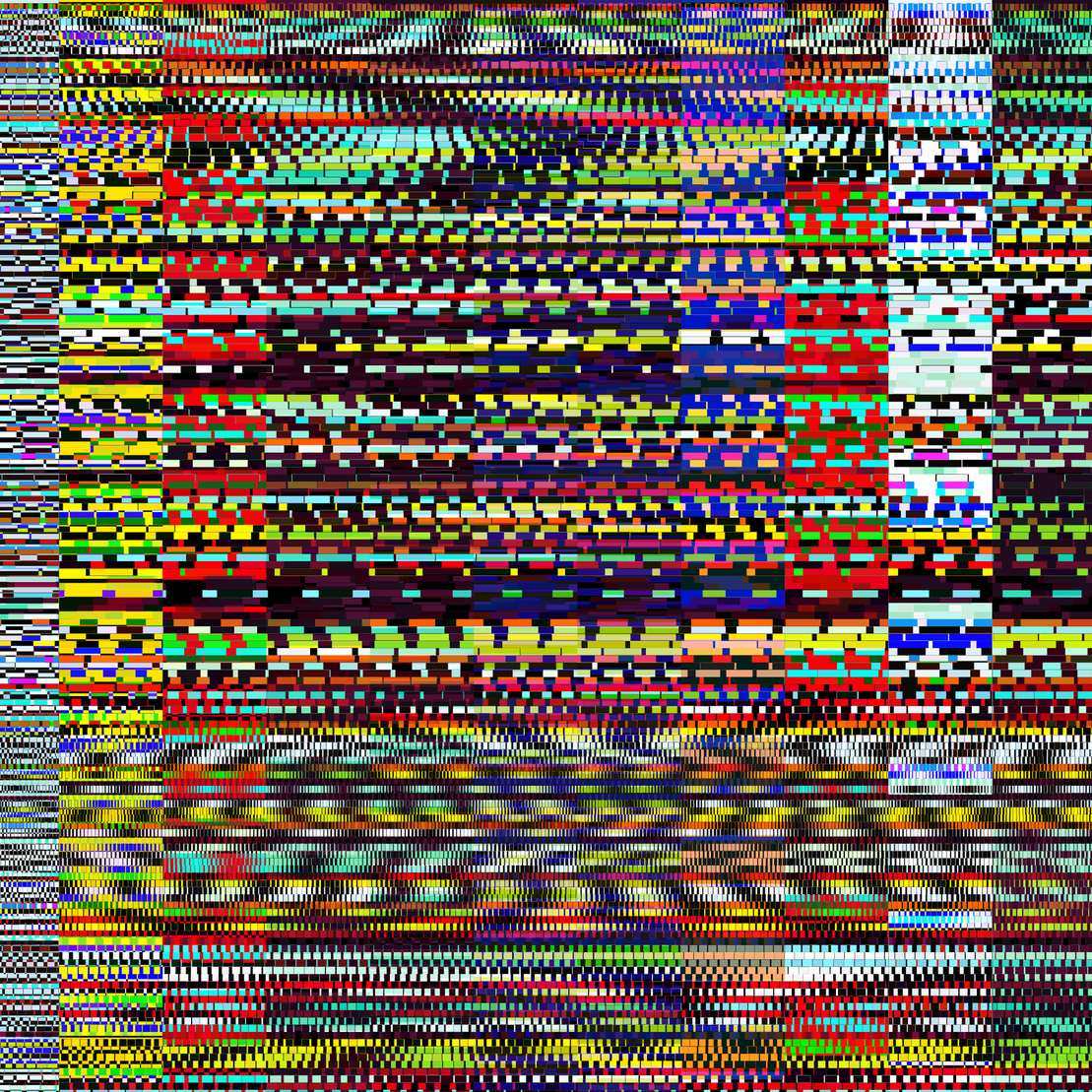 Glitchometry Stripes #121