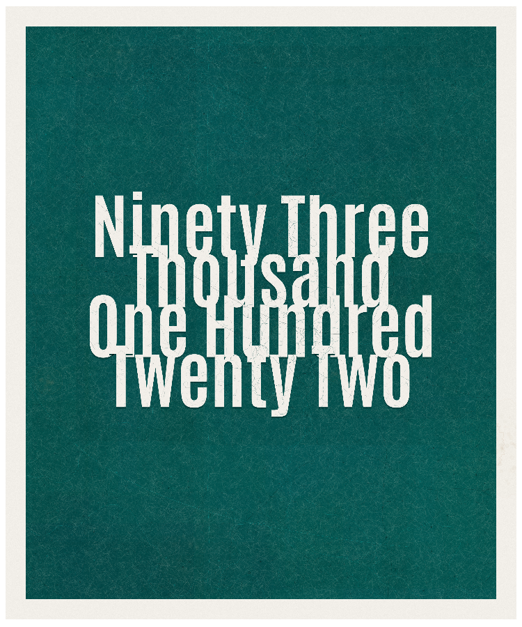 Count #93122