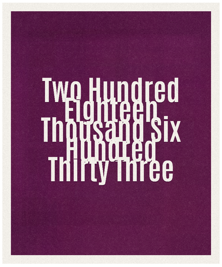 Count #218633