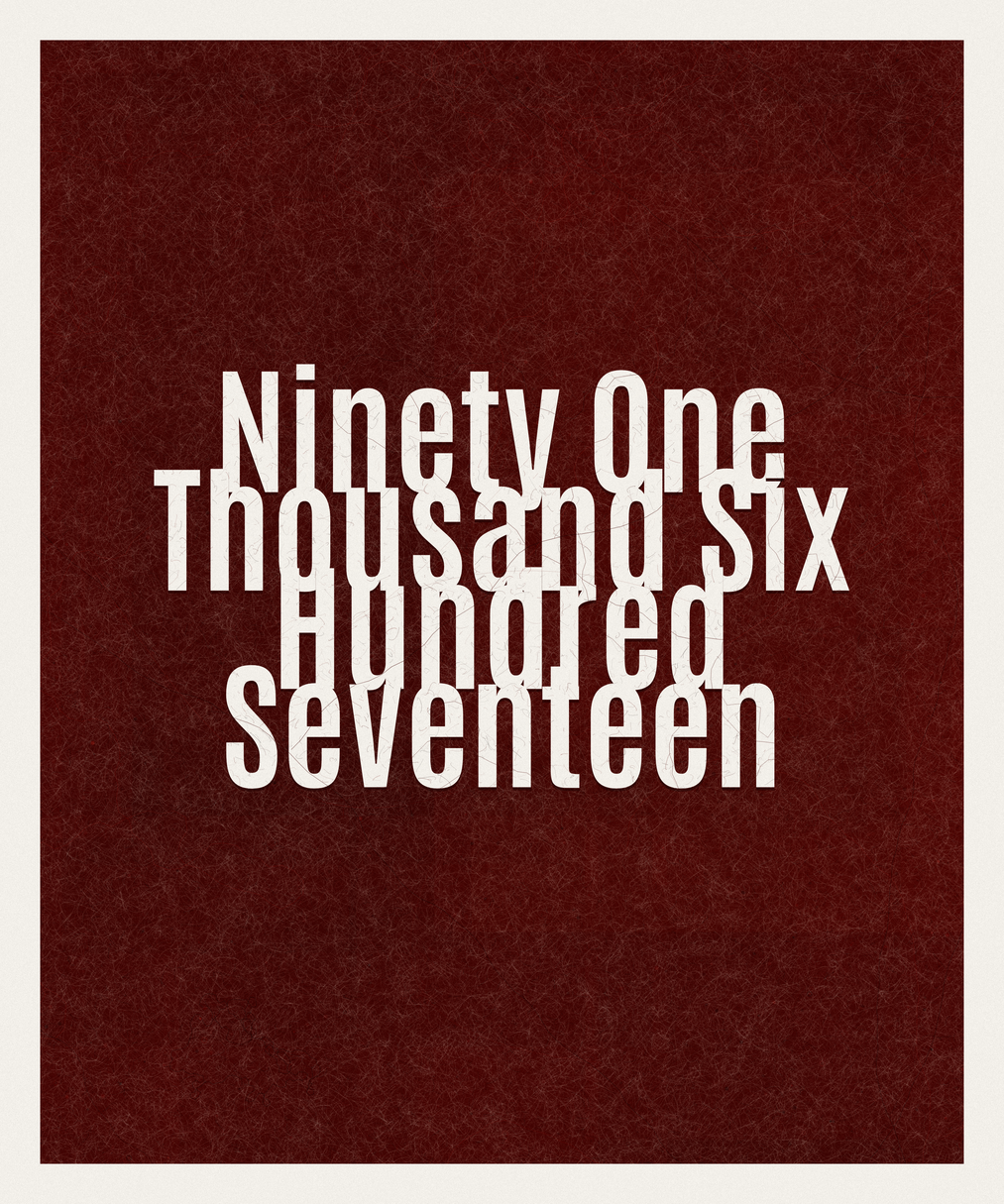 Count #91617