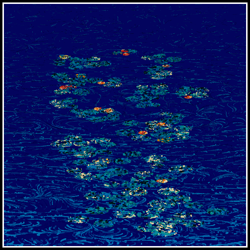 Polluted water lilies #2