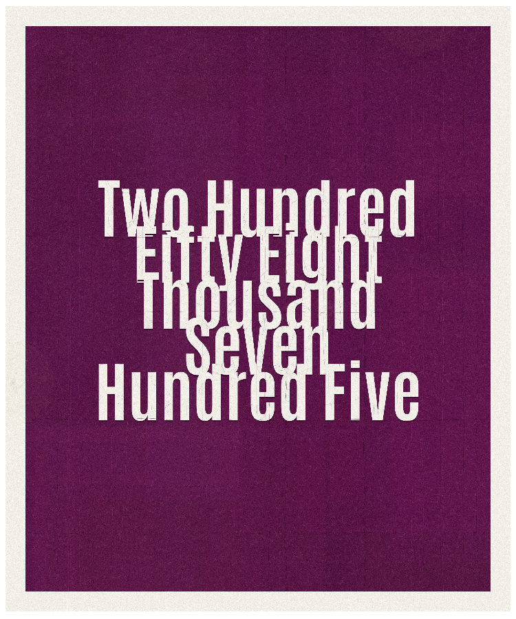 Count #258705