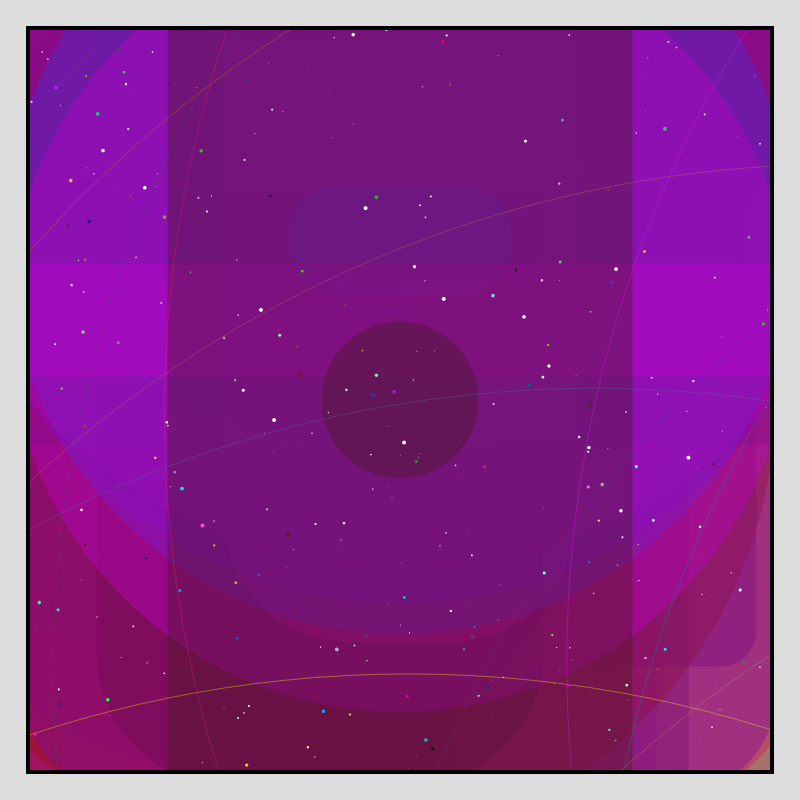 Color Field Starry B #186