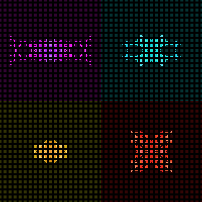 Dither Creatures 2x2 #43