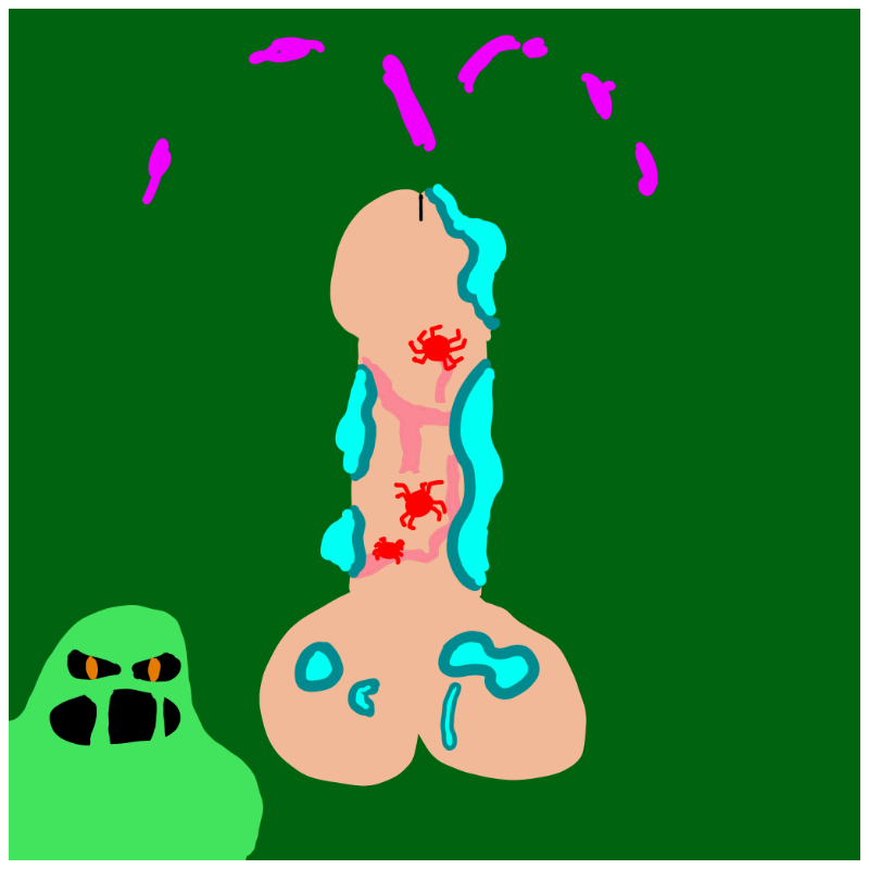 Decayed Dickgenerative Art #54