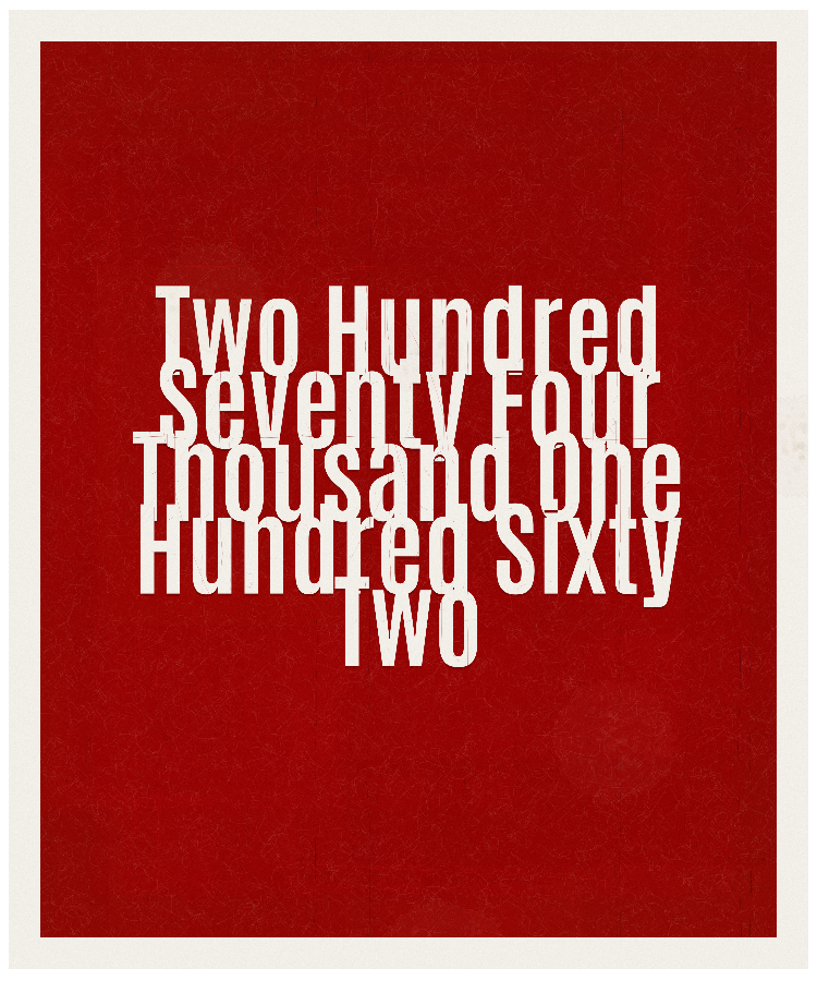 Count #274162