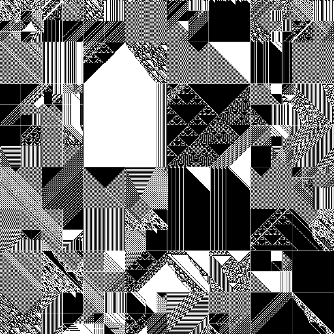 RULES (for Elementary Cellular Automata) #192