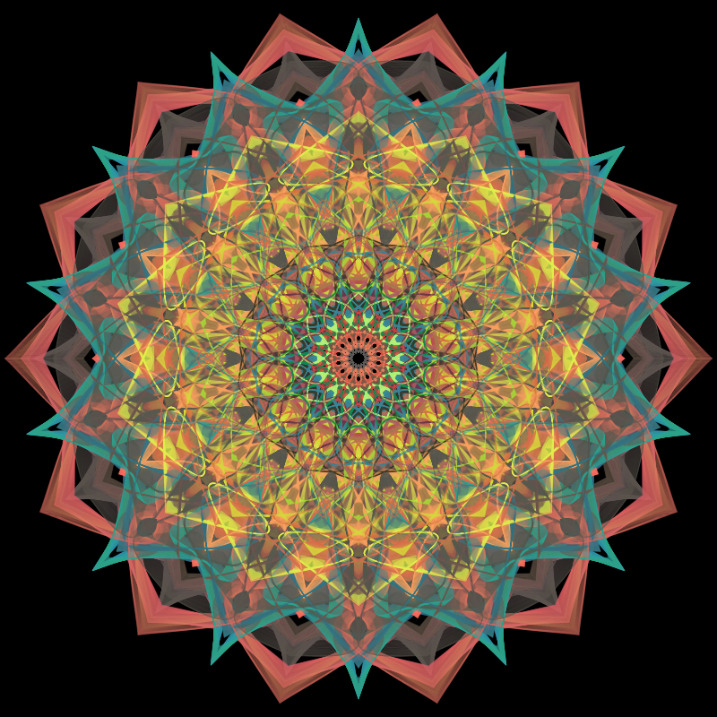 Morphing Mandala - #fxhashturnsone charity #74